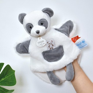 Marionnette à main peluche Panda - 25cm - Unicef - 0-6 mois